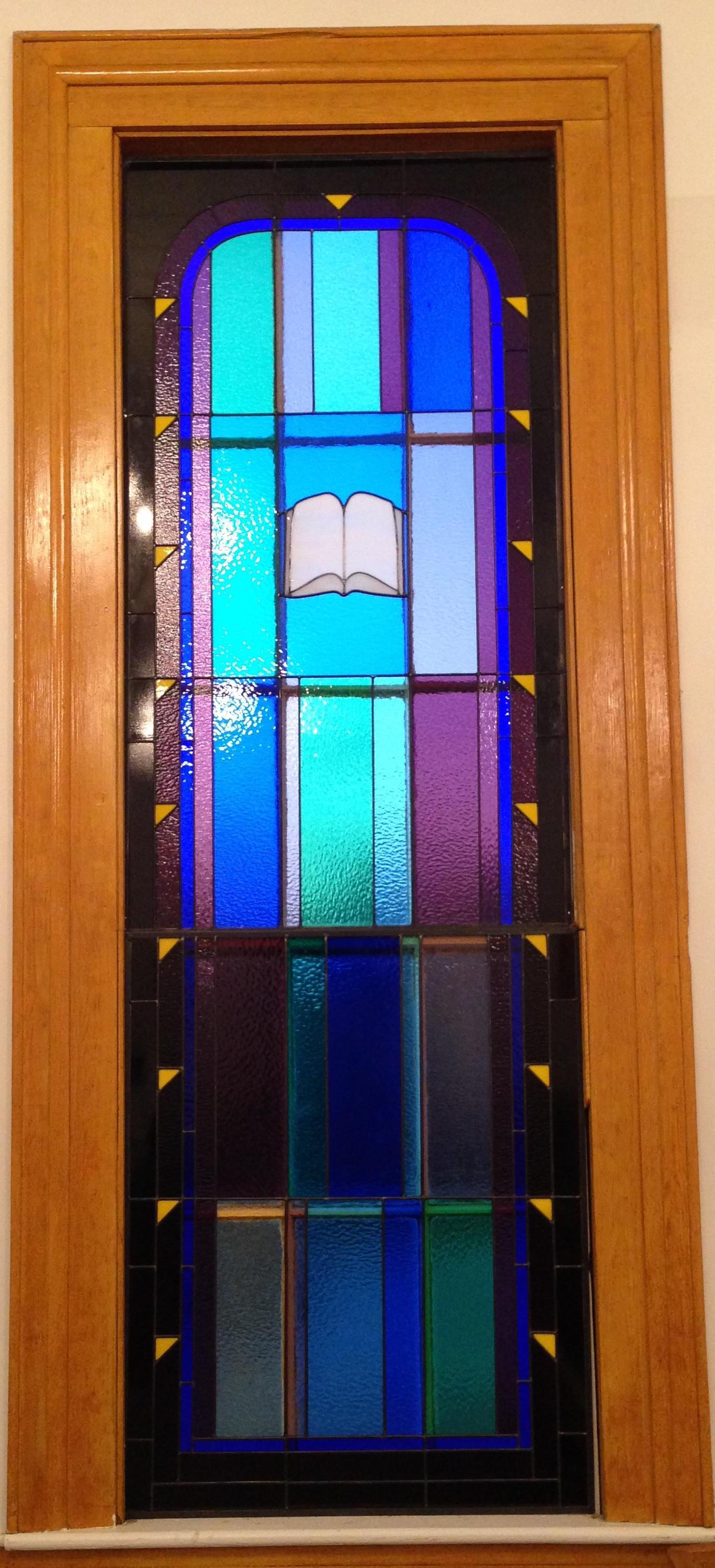 bible church stained glass