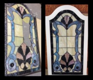 repaired stained glass